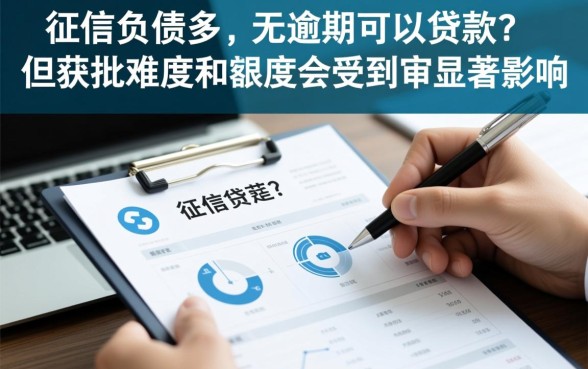 个人征信负债多但无逾期可以贷款吗