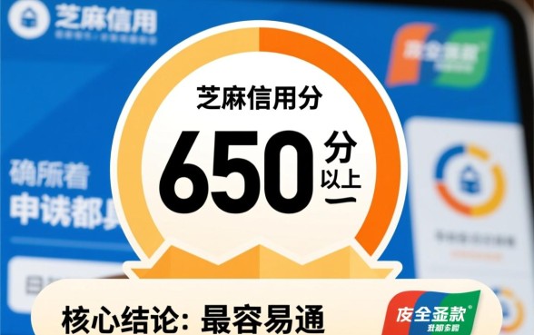 芝麻信用高用哪个软件贷款容易通过