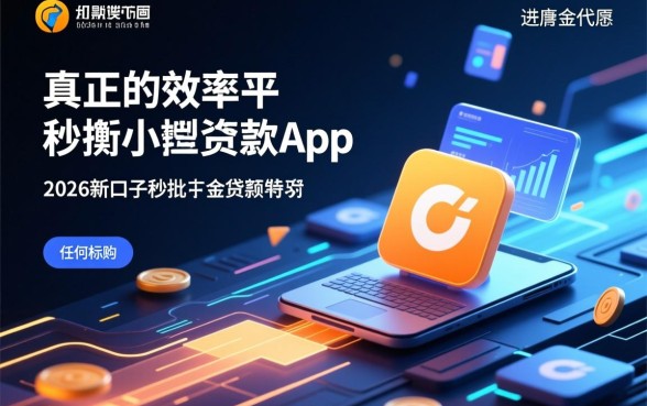 2026新口子秒批小额贷款app哪个靠谱