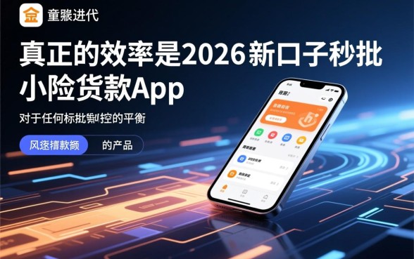 2026新口子秒批小额贷款app哪个靠谱