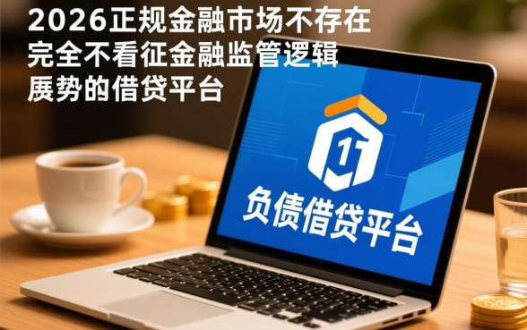 2026哪个平台借钱不看征信负债