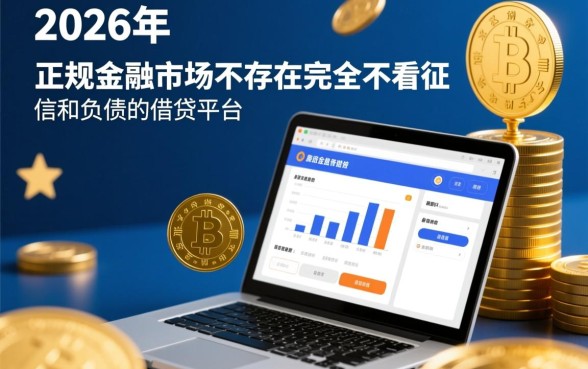 2026哪个平台借钱不看征信负债