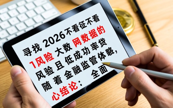 2026不看征信不看大数据的网贷是真的吗
