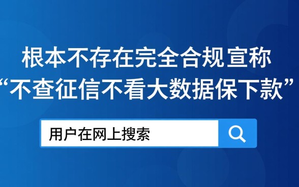 网贷口子不查征信不看大数据保下款