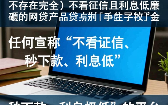 哪个网贷借钱不看征信的呢利息低点