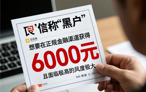 黑户借钱6000去哪里可以借到呢