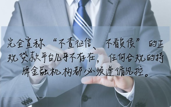 不查征信不看负债的贷款有哪些平台