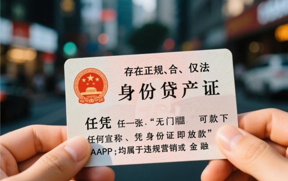 有没有只要身份证就能借钱的app