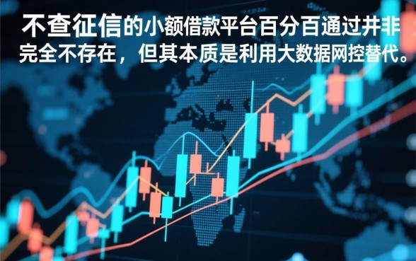 不查征信的小额借款平台百分百通过吗