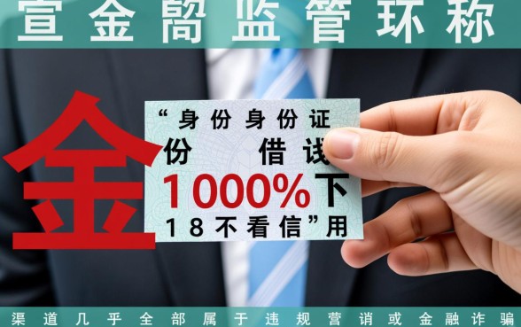 身份证借钱不看征信能下吗