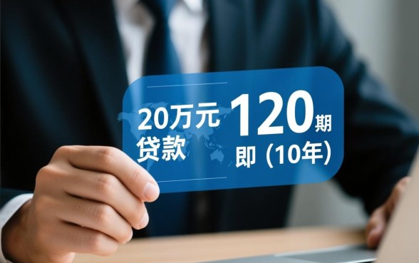 在哪里可以贷款20万分期120期