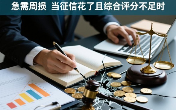 征信花了综合评分不足在哪能借到钱