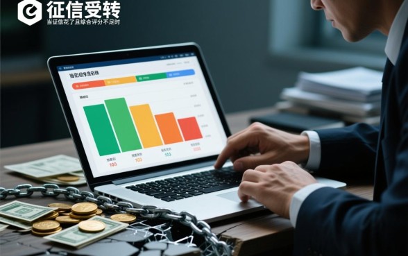 征信花了综合评分不足在哪能借到钱