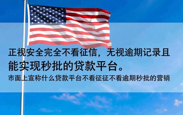什么贷款平台不看征信不看逾期秒批,2026正规口子有哪些? 什么贷款平台不看征信不看逾期秒批