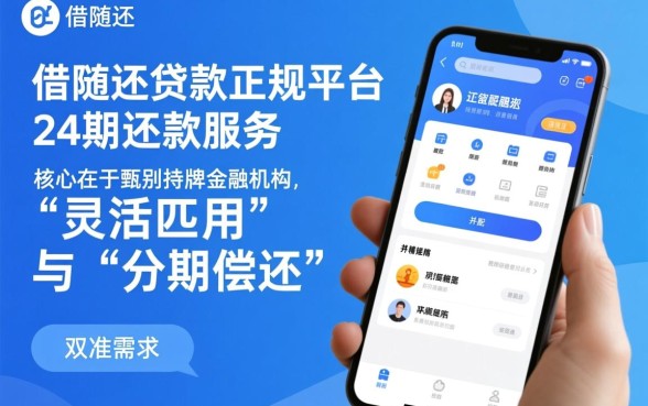 随借随还的贷款正规平台24期还款有哪些