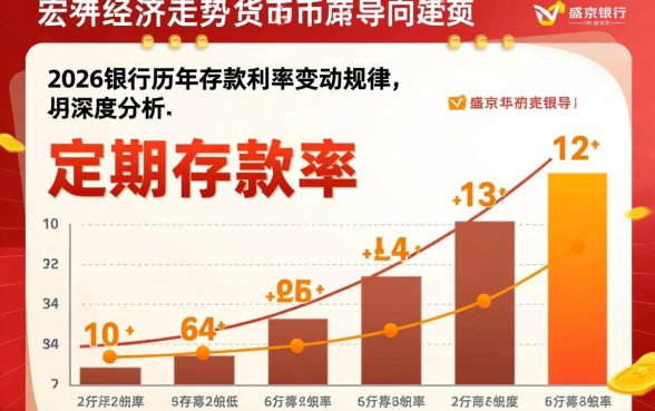 盛京银行2026年存款利率是多少,最新定期存款利率表 盛京银行2026年存款利率是多少