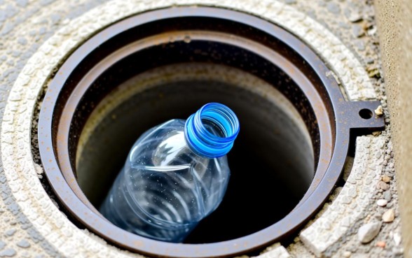 怎么用瓶子做下水道口