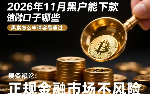 2026年11月黑户能下款的口子有哪些