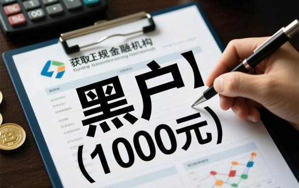 黑户有什么口子可以下款1000的