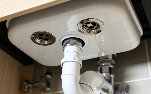 连接脸盆的下水管有两个口子怎么办