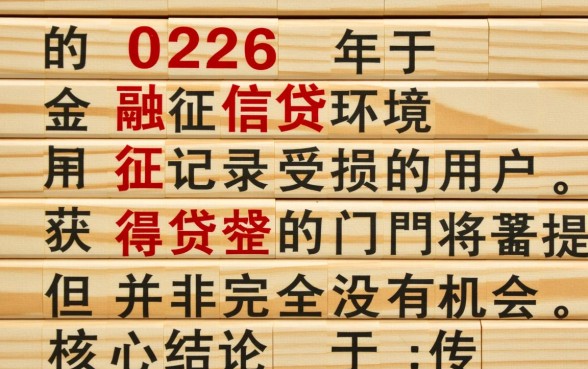 征信花了2026网贷好下款吗