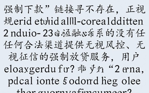 2026强制下款的口子链接在哪里