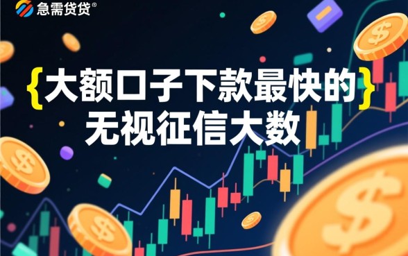 大额口子下款最快无视征信