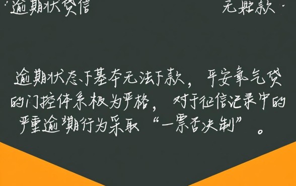 平安氧气贷严重逾期能下款吗