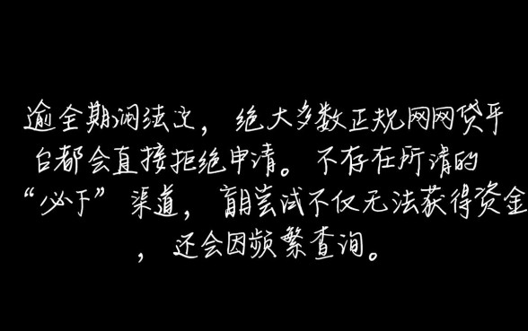 当前逾期哪个网贷可以下款