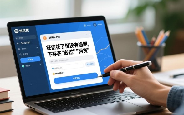 征信花了必过的网贷没逾期能下款吗