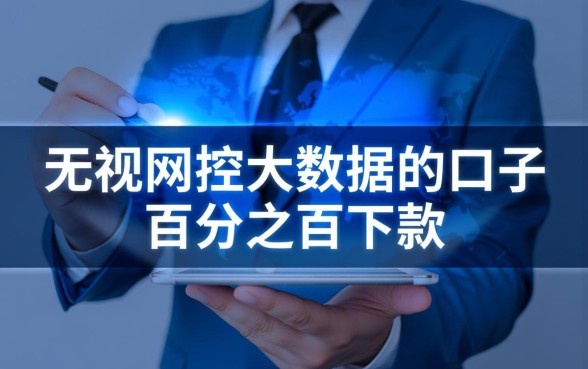 无视风控大数据的口子百分之百下款是真的吗