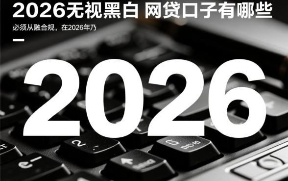 2026无视黑白的网贷口子有哪些