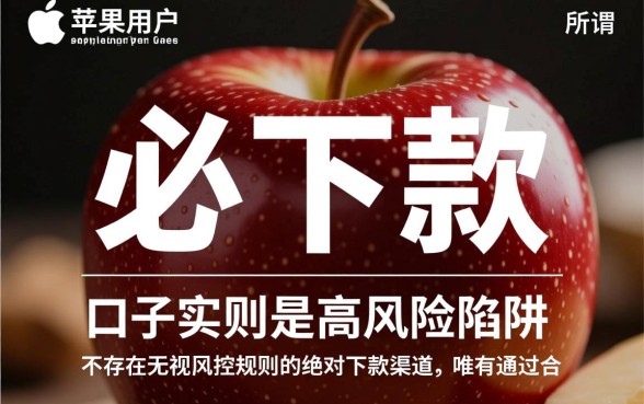 苹果黑户必下款的网贷口子有哪些