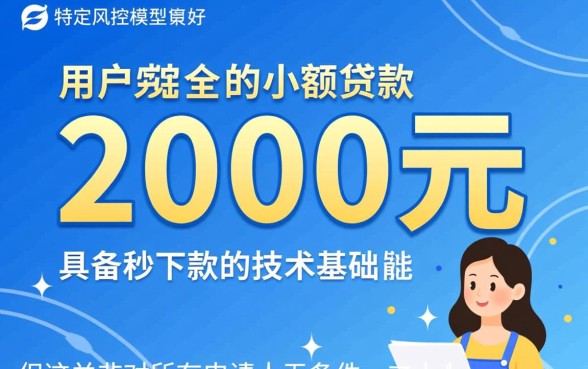 小额贷款2000元真的能秒下款吗
