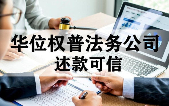 龙华权普法务公司协商还款可信吗