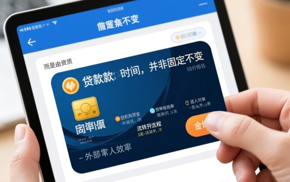 信用贷款下款时间受哪些因素影响