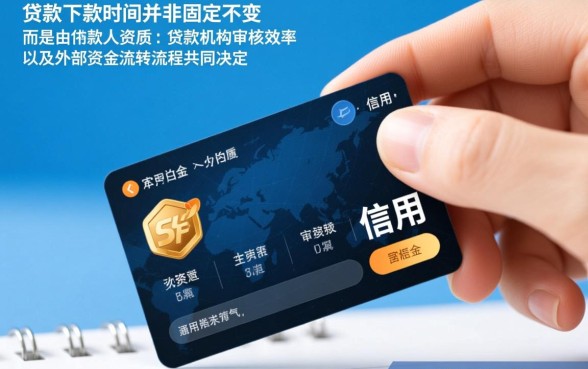 信用贷款下款时间受哪些因素影响