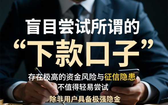 2026年下款口子是否值得尝试