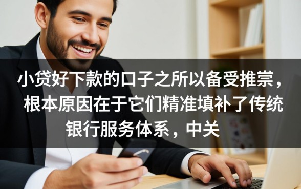 为何小贷好下款的口子这么受欢迎