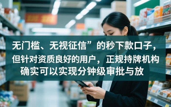 有没有真的可以秒下款一千的口子