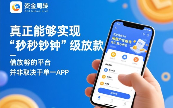 哪个贷款平台能让你秒秒钟拿到款