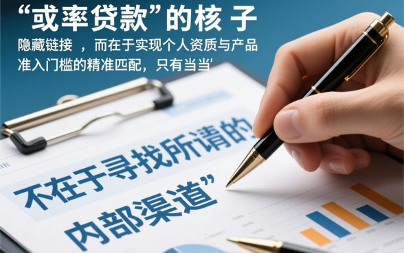 如何找到一个高通过率的贷款口子