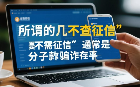 真的有不需要查征信的借款平台吗