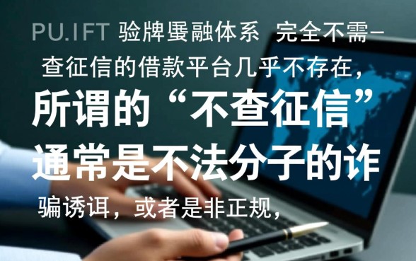 真的有不需要查征信的借款平台吗