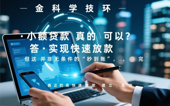小额贷款真的可以实现快速放款吗,申请需要什么条件? 小额贷款真的可以实现快速放款吗
