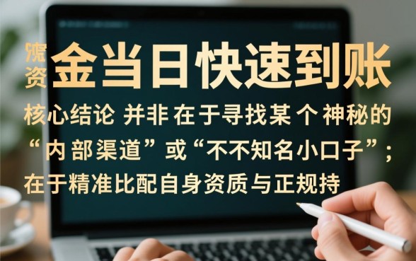 怎样才能找到当天下款的网贷平台