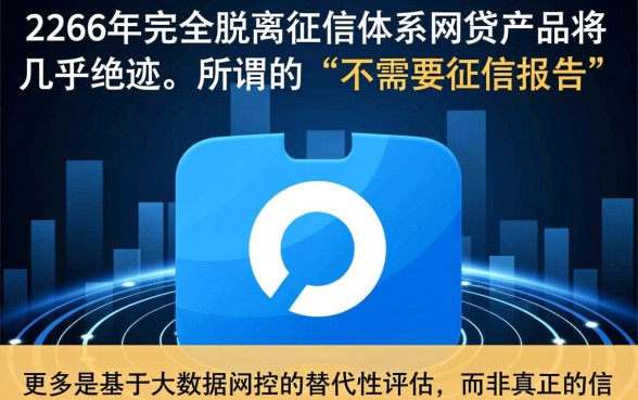 2026年不需要征信报告的网贷是真的吗