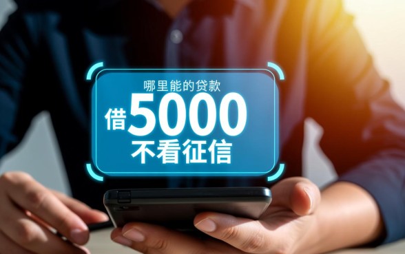 哪里能借5000不看征信的贷款