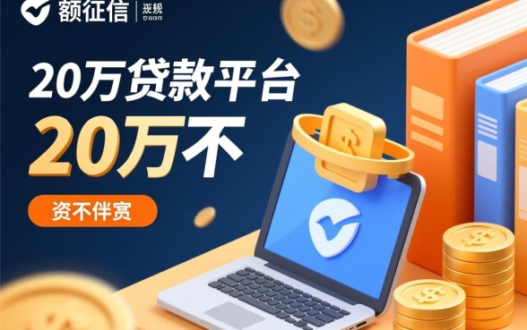 黑户不看征信能借20万吗