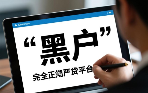 黑户哪些网贷平台正规门槛低一点